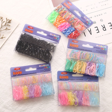 New 1Box Girl Gum For Hair Children TPU Rubber Bands Ponytail Holder Elastic Hair Band Girls Scrunchie Hair Accessories 2024 - buy cheap