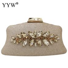 YYW2019 Fashion Rhinestone Evening Party Clutch Bag Snakeskin Pattern Banquet Glitter Sequined Clutch Purse Women'S Bag shoulder 2024 - buy cheap