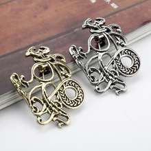 HEYu Jewelry Norse Viking Scandinavian Brooch Men Clothes Viking Symbol Warrior Norway Brooches Pins 2024 - buy cheap