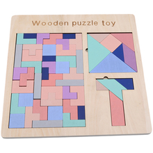 Newest Preschool Wooden Puzzles Educational Toys For Baby Brain Development Tangram Jigsaw Puzzle Game Gift 1 Set 2024 - buy cheap