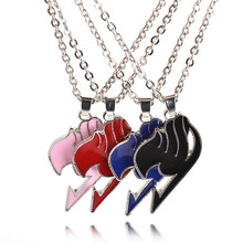 Free Shipping 20pcs/lot Animation Fairy Tail Pendant Necklace Fashion Enamel Chain Necklace For Women&Men Size 4.5*2.5cm 2024 - buy cheap