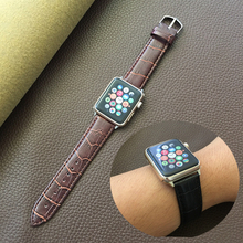Laço de couro de alta qualidade Para A Apple Watch Band 42MM 38MM 40mm 44mm Esportes Cinta para iWatch fivela 1 2 3 4 série 5 2024 - compre barato