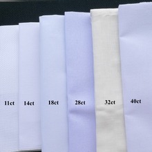 Bordado artesanal em tecido bordado., malha branca, faça você mesmo, bordado, 14ct, 18ct, 28ct, 40ct 2024 - compre barato