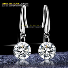 IREACESS New women fashion 10mm Cubic Zircon earring luxury pendientes drop earrings 2024 - buy cheap