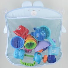 Cartoon Kids Bath Toys Mesh Bag Baby Bathroom Shower Net Suction Cup Hanging Storage Holder Multifunction Bath Organizer 2024 - buy cheap