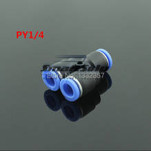 Free shipping 20pcs/lots PY1/4 female elbow, for 1/4lnch hose ,pneumatic flow control valve, pneumatic connectors 2024 - buy cheap