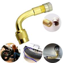 90 Degree Tyre Valve Extender Stem Car Motorcycle Bicycle MTB Outdoor Kits Gold Car Styling 2024 - buy cheap