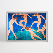 Matisse-obra de arte de danza clásica, lienzo pintado a mano, pintura al óleo, cuadros modernos de pared azul para decoración del hogar y sala de estar 2024 - compra barato