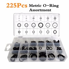 18 Sizes 225Pcs New Tool Plastic Metric O Ring O-Ring Washer Seals Assortment Black For Car Auto Vehicle Repair 2024 - buy cheap