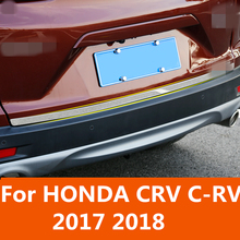 For HONDA CRV C-RV 2017 2018 Stainless Steel Trunk Rear Protector Trim Cover Rear Bumper Protector Sill Car Tail Door Trim 2024 - buy cheap