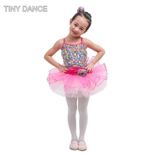 Child Sequin Ballet Tutu Jazz / Ballet / Tap Dance Costume Kids Pink Ballet Dance Tutu Dress Stage Costumes 15015 2024 - buy cheap