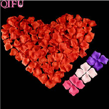 QIFU 500pcs Flowers Artificial Flowers For Wedding Decoration Artificial Petal Silk Rose Artificial Flowers Petals Wedding Decor 2024 - buy cheap