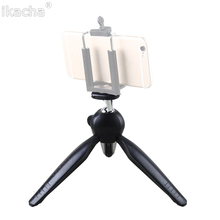 Yunteng-Mini trípode de Metal Flexible, cabeza esférica y soporte para teléfono móvil, 5 5s, 6 plus, accesorios de cámara 2024 - compra barato