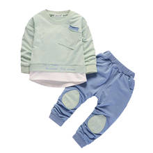 Baby Boys Clothing Sets Spring Cotton Kids Clothes Sets Full Sleeve Shirt Pants 2 pieces Suit toddler Children Clothing Sets 2024 - buy cheap