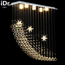 led crystal chandelier living room bedroom lamp creative restaurant hanging wire lamps modern minimalist personality iDr-0029 2024 - buy cheap