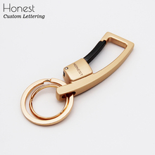 Honest High-Grade Keychain Custom Lettering Car Keychains Classic Men Key Buckle Fashion Key Ring Holder Bag Pendant Best Gift 2024 - buy cheap