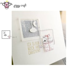 Piggy Craft metal cutting dies cut die mold Moon cloud chain frame Scrapbook paper craft knife mould blade punch stencils dies 2024 - buy cheap