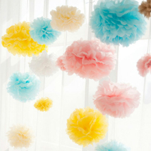 29 colors!! Tissue paper pom pom ball 6" (15cm) 100pcs/lot  paper flowers pompoms garlands wedding decoration free shipping 2024 - buy cheap