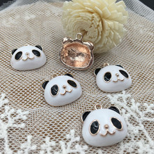 17MM 25Pcs " Panda  " KC gold Color Alloy Pendants Jewelry Charms 2024 - buy cheap