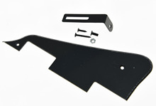 KAISH Black 1 Ply with Black Bracket LP Guitar Pickguard Scratch Plate fits LP 2024 - buy cheap
