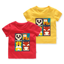 Baby Kids TShirts for Girls Boys T Shirt Summer 100% Cotton Cartoon Animal  Printing Tops T-shirt New Born Children's Clothes 2024 - buy cheap