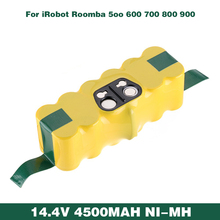 Ni-MH 14.4 V 4500 mAh Bateria Recarregável Para Batmax iRobot Roomba Aspirador 500 550 610 780 790 880 570 650 900 2024 - compre barato