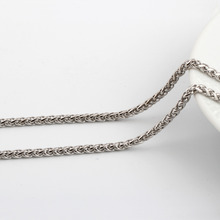 NIBA FASHION JEWELRY top quality Link Chain 3mm 316L Stainless Steel Necklace free shipping wholesaler handmade jewelry 2024 - buy cheap