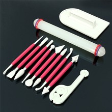DIY Delicious Fondant Cake Cookie Decorating Mold Modelling Tools Set Sugarcraft Dessert Bakeware Paste Cutters 2024 - buy cheap