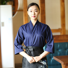 cook costume New Unisex Japanese Korea style  cooking uniform waiter hotel shirt overalls chef restaurant uniform 2024 - buy cheap