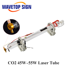 Wavetopsign tubo de vidro do laser do co2 850mm 45-55w lâmpada de vidro do laser para as peças do equipamento da marcação da máquina de corte da gravura do laser do co2 2024 - compre barato
