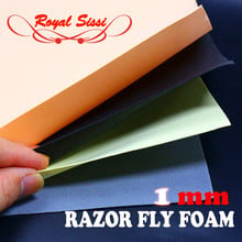 5 sheets razor fly foam fly tying 1mm ultra thin foam wings cut wrapped body EVA foam paper floating nymphs fly tying materials 2024 - buy cheap