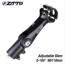ZTTO Adjustable 160 degrees Riser 90mm 110mm*31.8 fiting Stem for MTB Road CityBike Bicycle part Rise Up Extender fork Extension 2024 - buy cheap