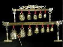 free shipping 38*23cm Height old handwork Brass bells Chinese Tibet dragon glockenspiel copper craft tools wedding 2024 - buy cheap