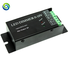 (5pcs/lot) 0-10V dimmer led controller; Input Voltage: DC5-24V; Input: 0-10v dimmer signal; Output:<8A; Output:12V<96W, 24V<192W 2024 - buy cheap
