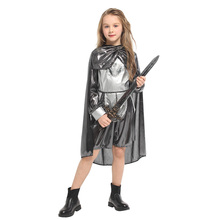 HUIHONSHE-cosplay de Guerrero para niñas, disfraces de princesa para Halloween, vestido de fiesta para niños, superventas 2024 - compra barato