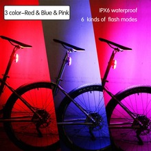 120Lumens USB Rechargeable Bicycle Rear Light Cycling LED Taillight Waterproof MTB Road Bike Tail Light Back Lamp for Bicycle 2024 - buy cheap