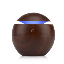130ML Wood Grain Aromatherapy Mist Maker Mini USB Air Humidifier Ultrasonic Aroma Essential Oil Diffuser with LED Light for Home 2024 - buy cheap