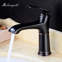 Bathroom Faucet Basin Mixer Black Color Deck Mounted Single Hanlde Hot And Cold Vanity Sink Mixer Tap robinet lavabo WB1012 2024 - buy cheap