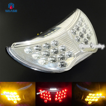 waase Chrome Led Rear Tail Brake Turn Signals License Plate Integrated Light Clear Lens For 1999-2000 HONDA CBR600F4 PC35 2024 - buy cheap