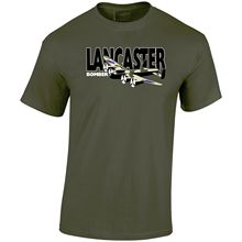 2019 novo estilo de verão moda camiseta avro lancaster bombardeiro avião de ar masculino conjunto de presente 2024 - compre barato