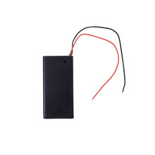 Soporte de batería con interruptor de encendido/apagado, caja de 9 voltios, negro, 9 V, 1 Uds. 2024 - compra barato