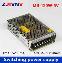 120W 5V 24A Mini size LED Switching Power Supply 5v transformeac dc suply adjustable voltage MS-120-5 2024 - buy cheap