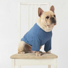 Одежда для собак для маленьких собак, летнее пальто для чихуахуа, одежда для домашних животных для французского бульдога, полосатая футболка для йоркширского щенка, костюм 2024 - купить недорого