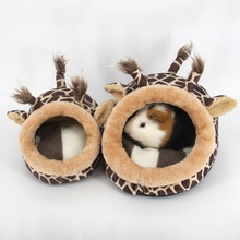 Lovely Chinchillas Squirrel Dog Cat Bed Mini Animals Nest Hamster House Cage Accessories Guinea Pigs Hamster Bed 2024 - buy cheap