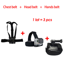 Gopro Hero Accessories Set Helmet Harness Chest Belt Head Mount Strap Go pro hero3+ Hero4 3 2 Sj4000 Black Edition Free Shipping 2024 - buy cheap