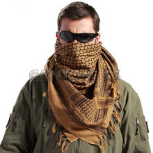 Tactical Unisex Arab Shemag Cotton Scarves Hunting Army Military Paintball Head Scarf Face Mesh Desert Bandanas 2024 - buy cheap