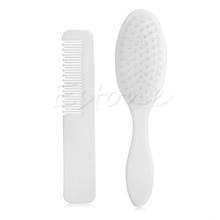 Baby Hair Brush & Comb Set in White Soft Gentle for Babies Toddlers Essentials 2024 - buy cheap