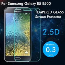 ShuiCaoRen Tempered Glass 9H High Quality Protective Film Explosion-proof LCD Screen Protector For Samsung Galaxy E5 E500 2024 - buy cheap