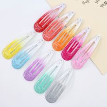 Glitter Gradient Color Women Girls Hairpins Hair Clips Barrettes Bobby Pins Hairgrips BB Clip Headwear 2024 - buy cheap