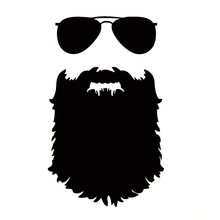 Beard Sticker Funny Personality Car Styling Glasses Jdm Vinyl Decal Mustache Hipster Nerd Accessories Jdm 2024 - buy cheap